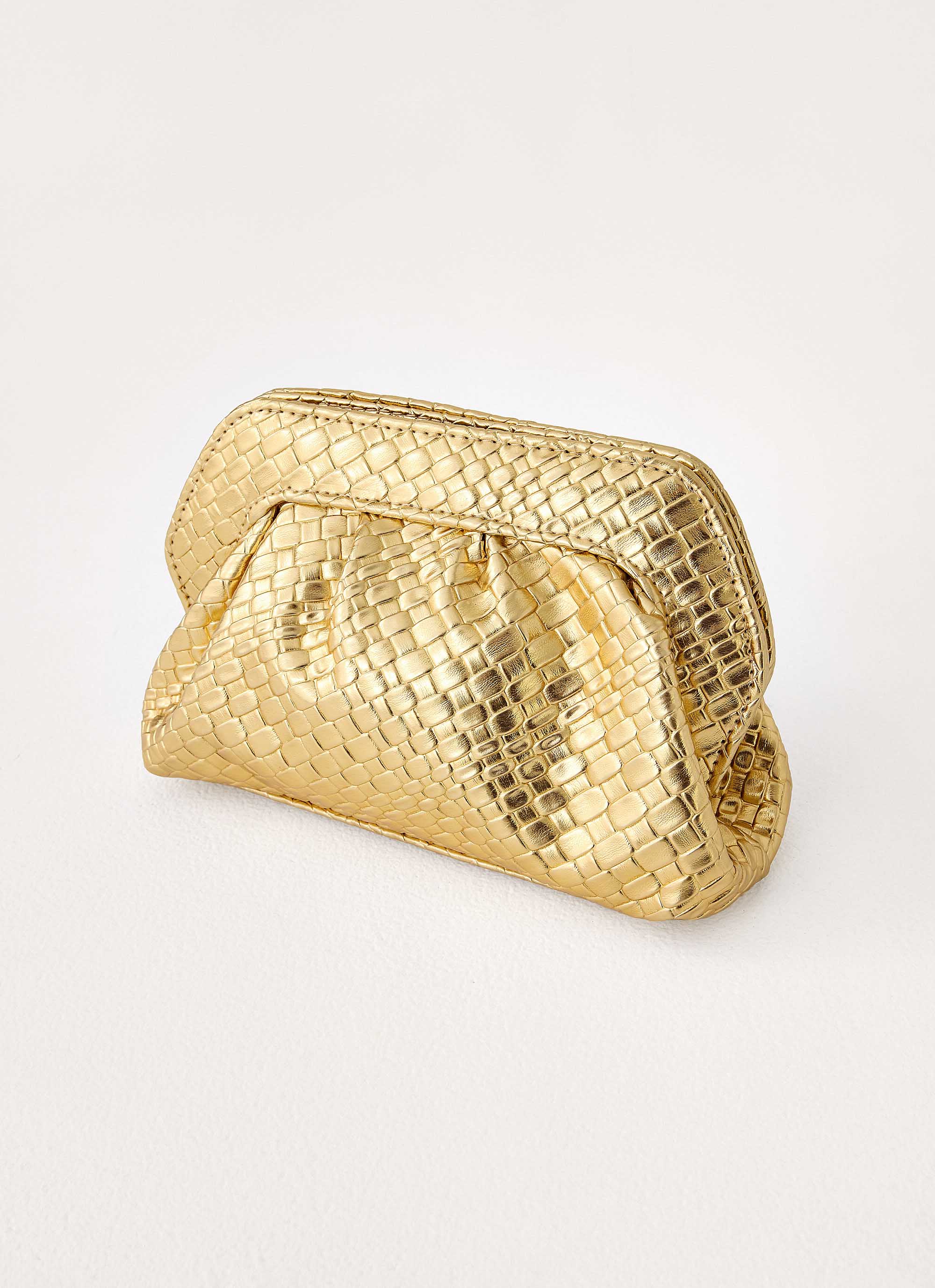 Solstice Clutch Bag - Gold - Image 3