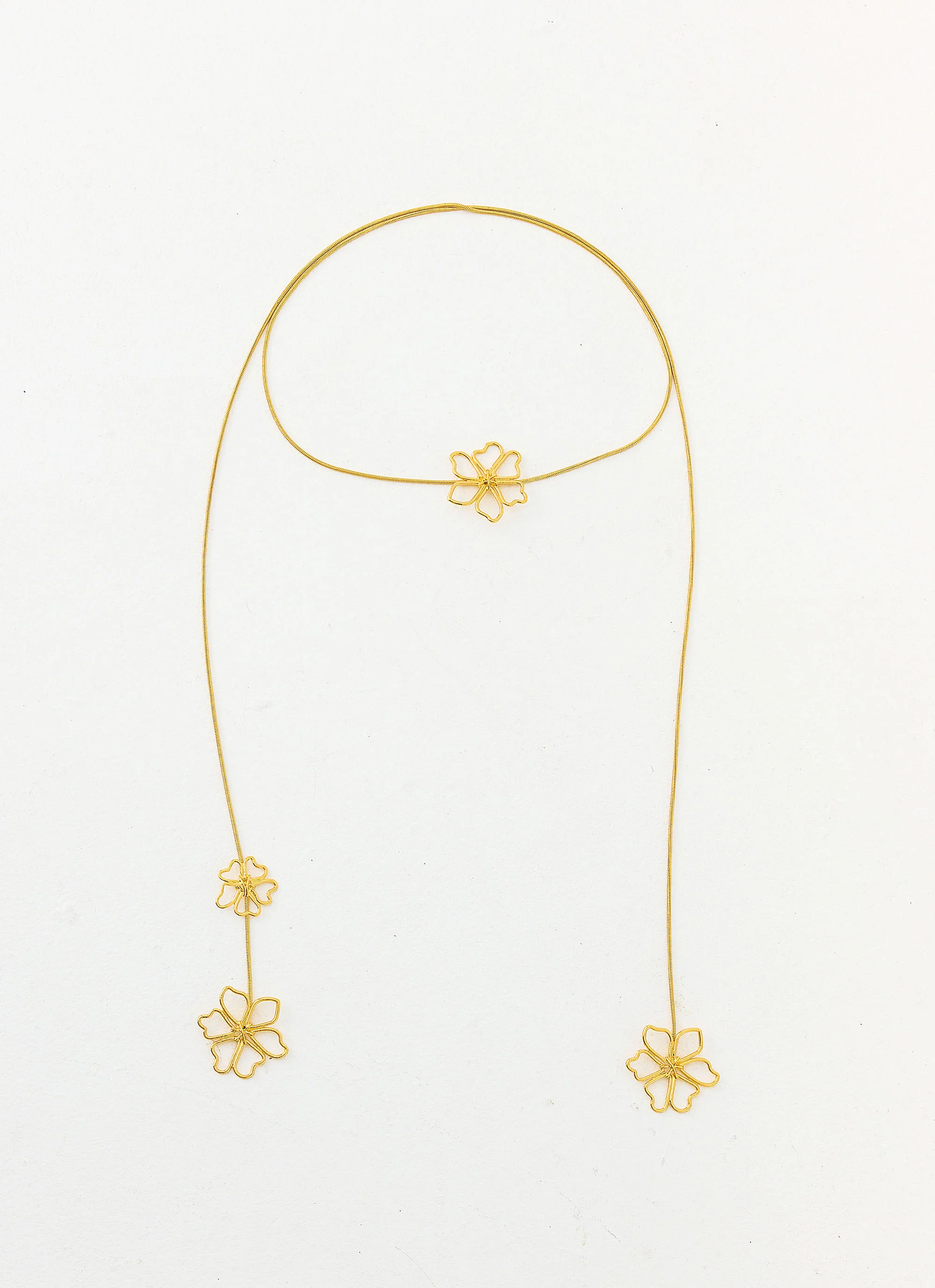 Wildflower Necklace - Gold