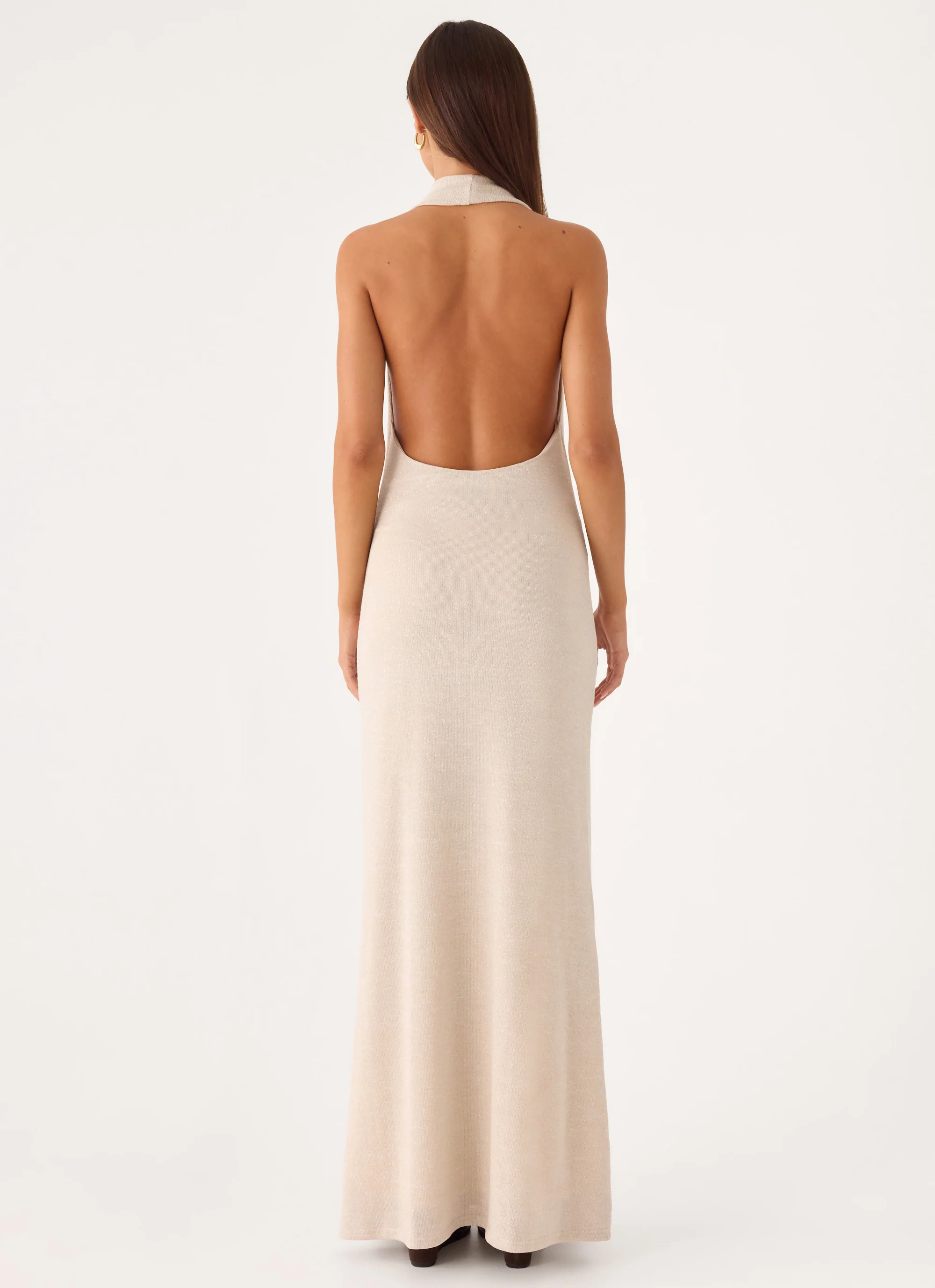 Worst Behaviour Knit Maxi Dress - Ivory - Image 2
